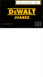 Mobile Screenshot of dewaltjuarez.com